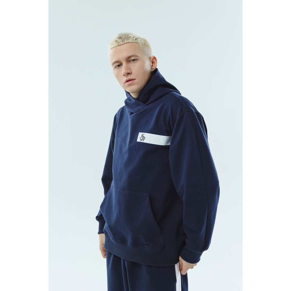 BY KRL Толстовка мужская, хлопок / синтетические волокна, цвет темно-синий, размер L - #3
