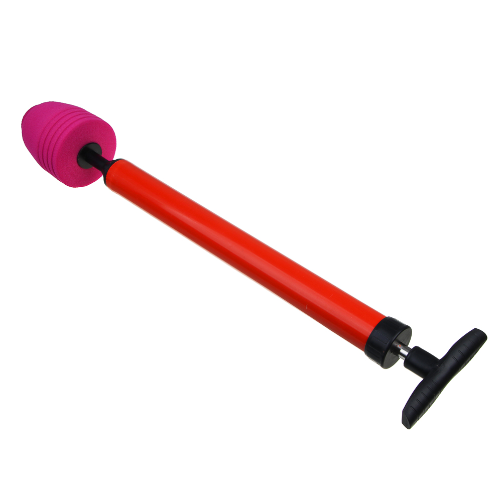 Вантуз-насос сантехнический для очистки раковины, ванны, унитаза, пластик, красный - #5