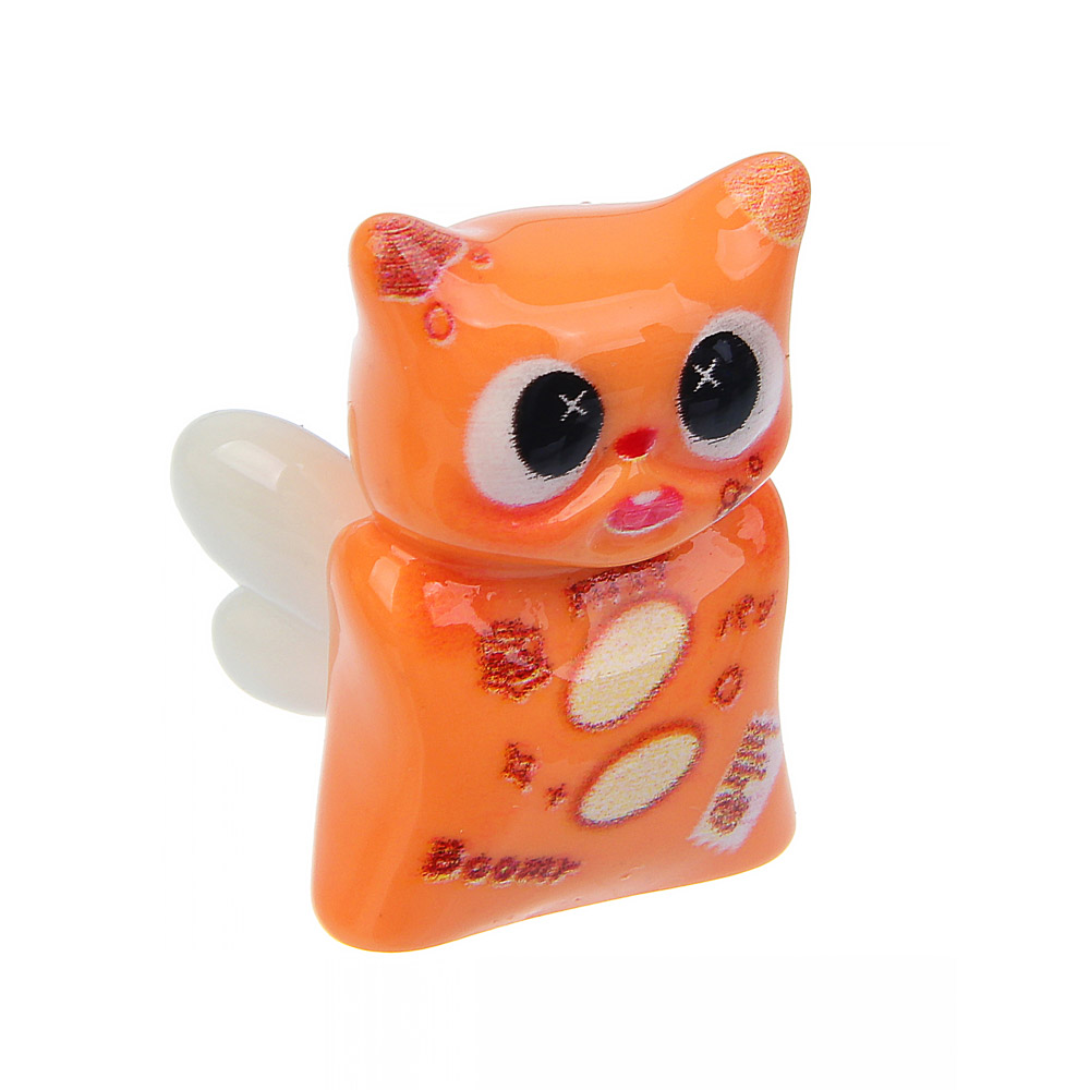 Игрушка фигурка "Модный кот", 5х5х3,5см, полистоун, микс - #7