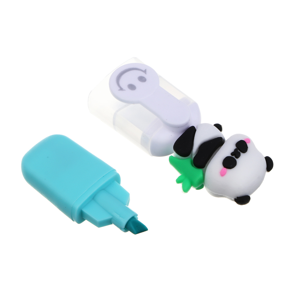 Маркер-выделитель, колпачок в форме панды, 6 цветов - #3