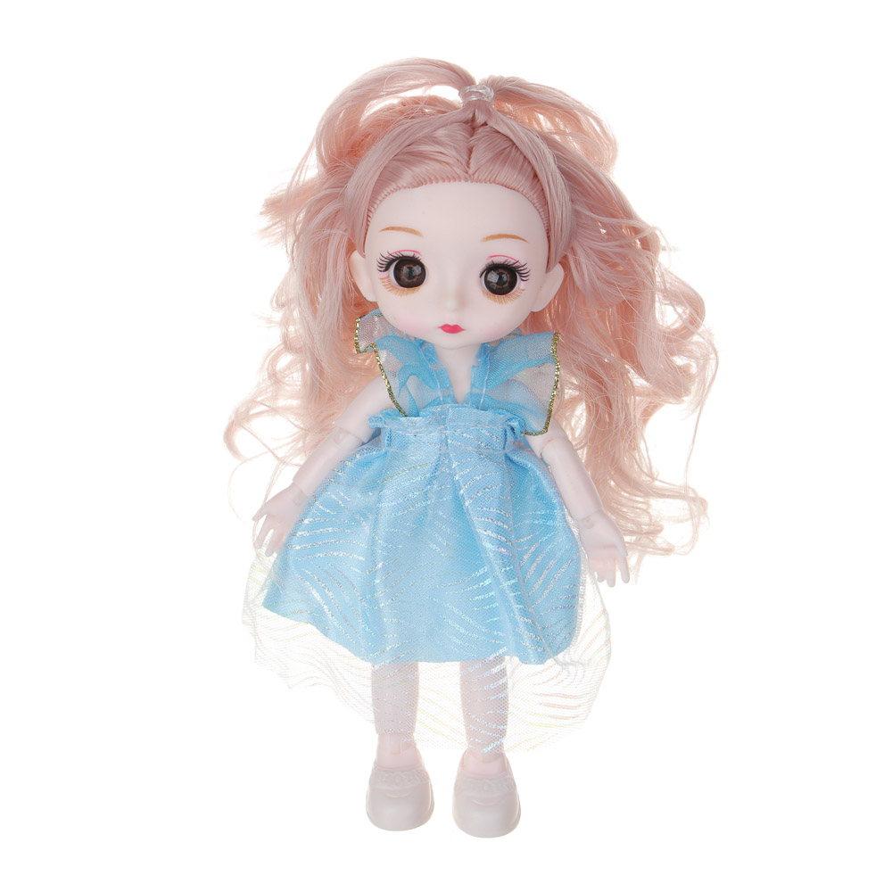 ИГРОЛЕНД Кукла шарнирная 15 см "Сладкая вечеринка", PP, PVS, ABS, 35,5х7,5х22 см - #3
