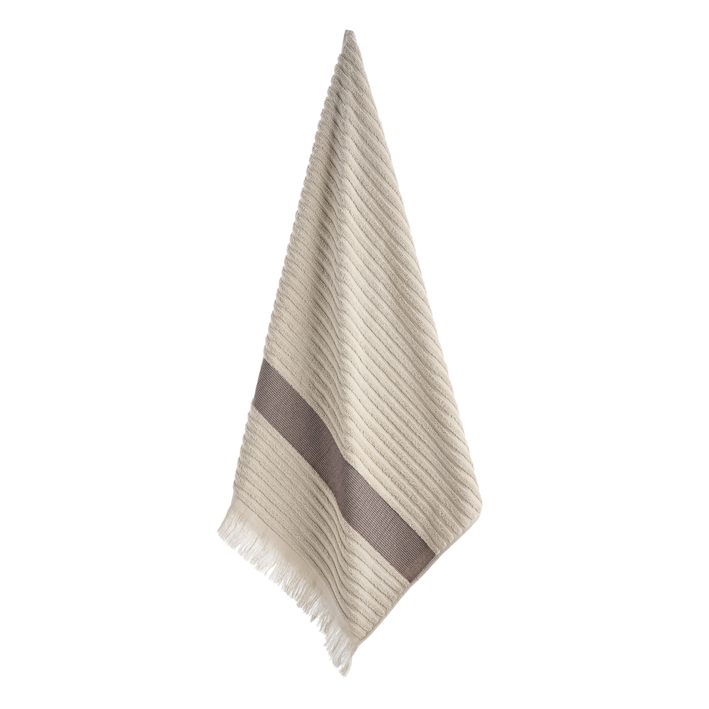 PROVANCE Хейзел Полотенце махровое, 100% хлопок, 70х130см, 500гр/м, бежевый - #11