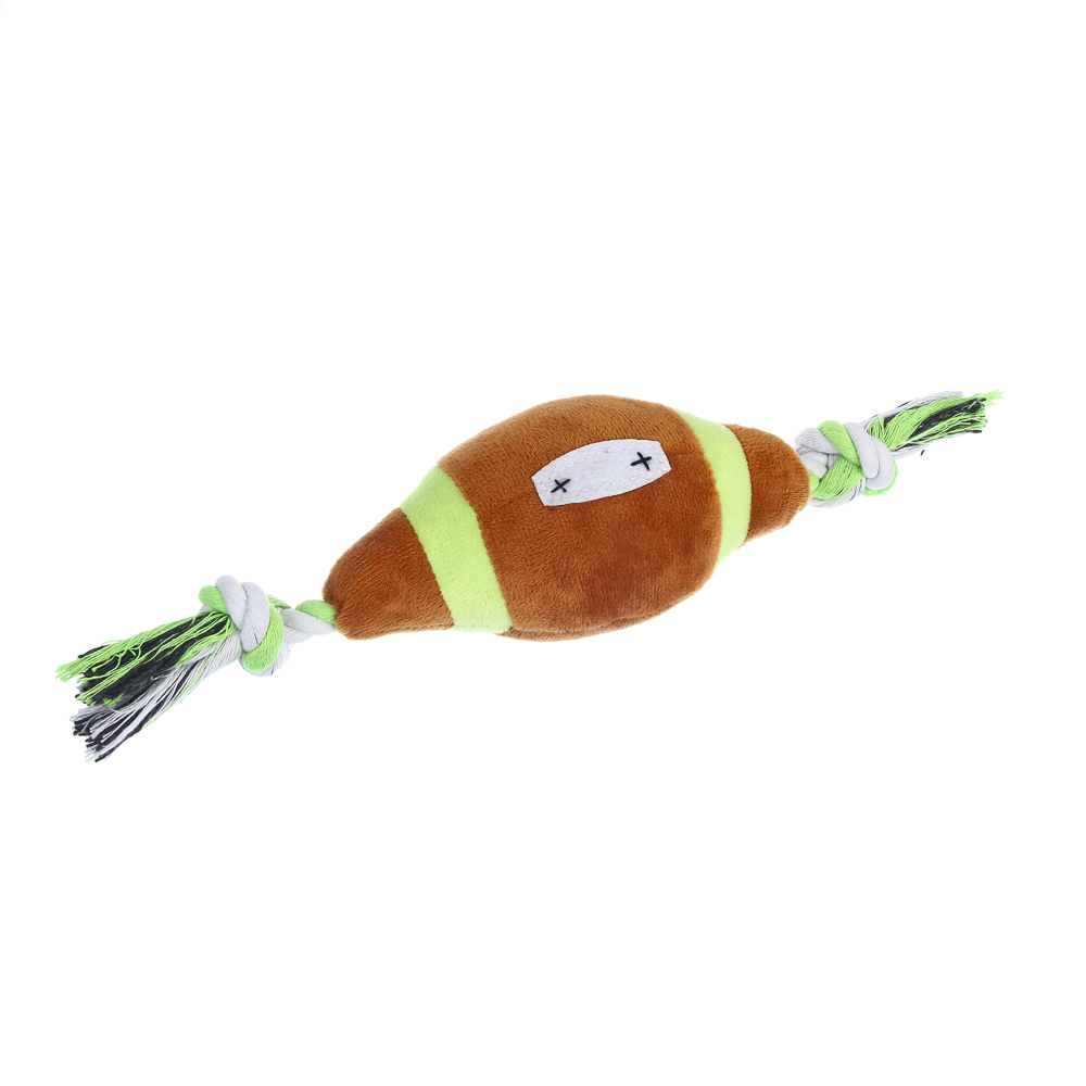 Игрушка для собак тм VETTA с пищалкой, мяч регби, п/э, 35*10см - #3