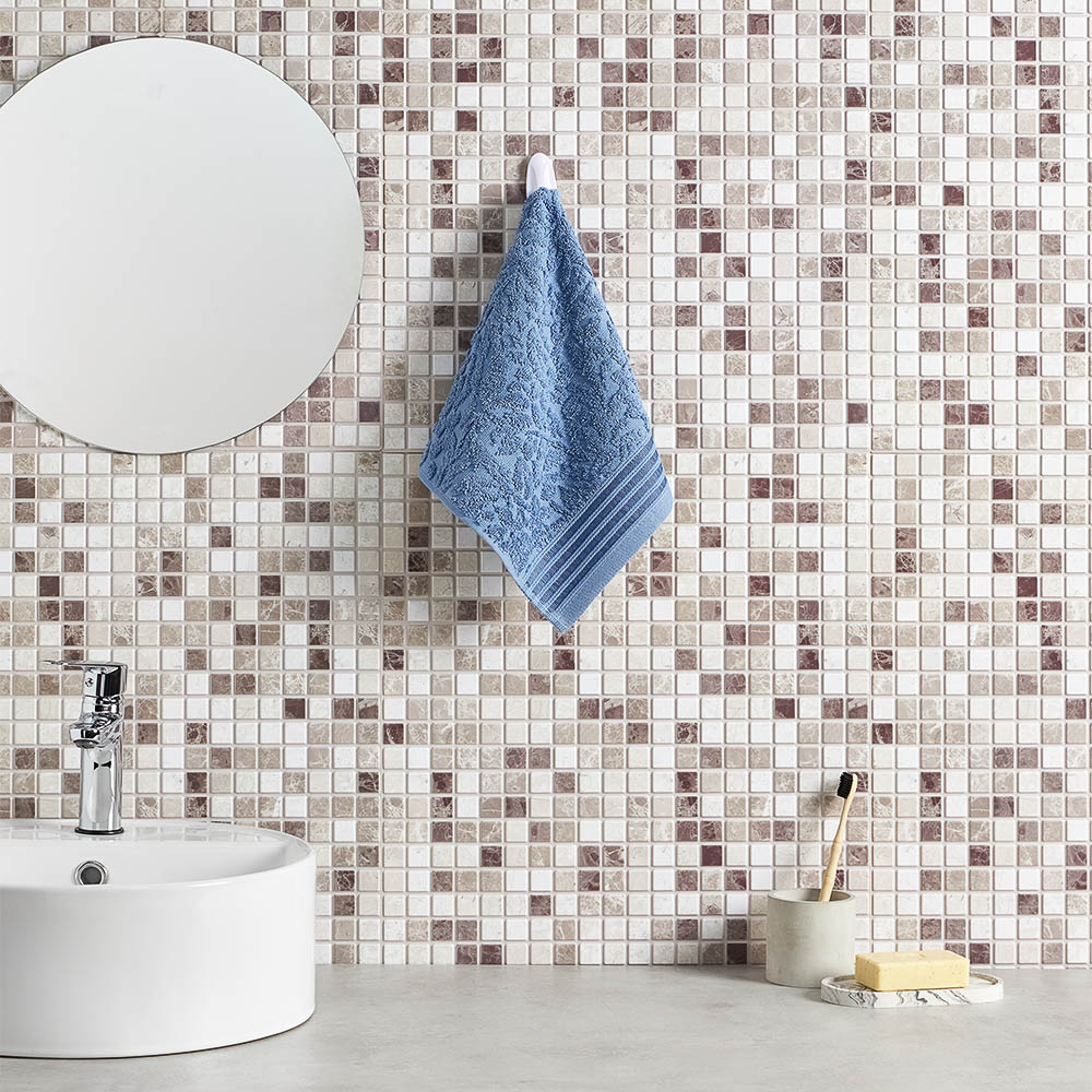 PROVANCE Нэви Полотенце махровое, 100% хлопок, 30х50см, 500гр/м, синий - #3