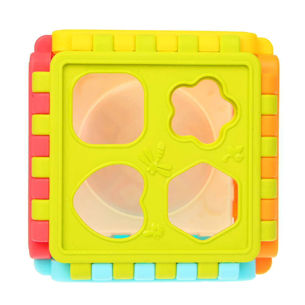 Развивающая игрушка сортер ИГРОЛЕНД "Бизикуб", PP, 8,2х8,2х8,2см - #8