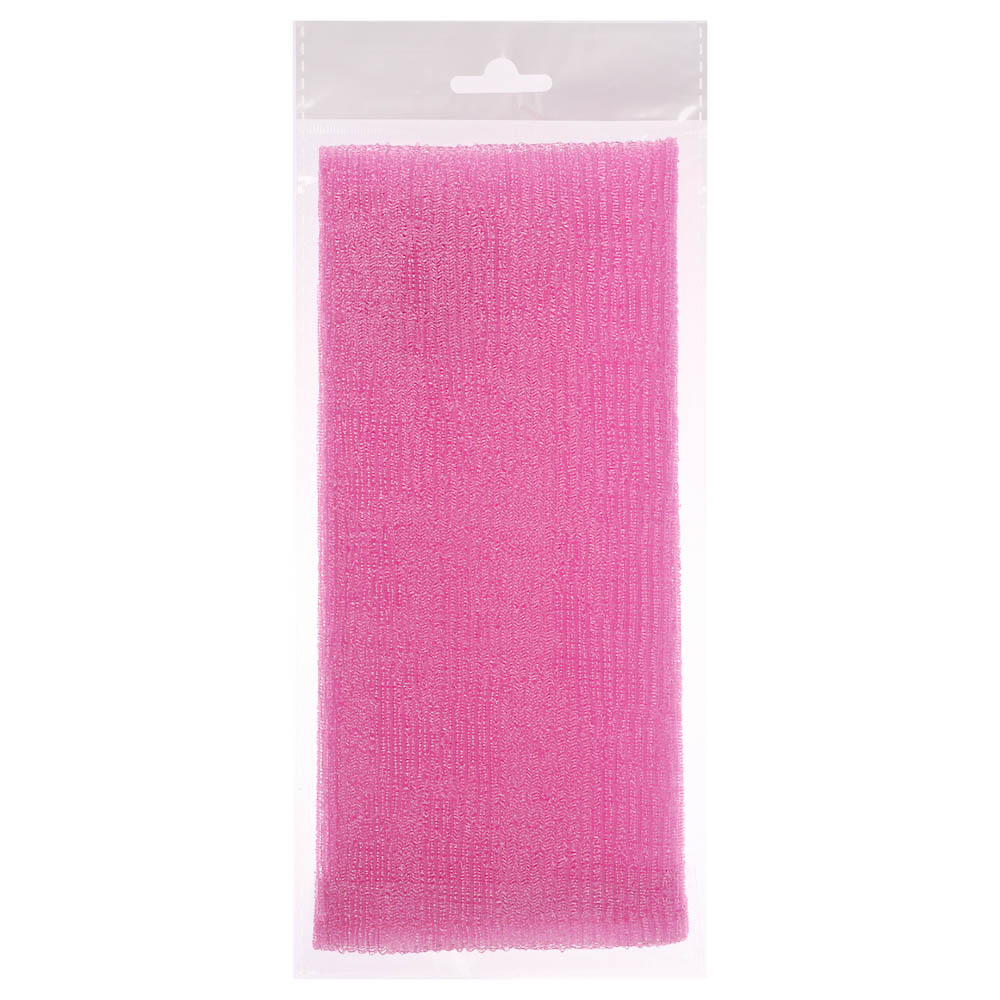 ЮL Мочалка пилинг японская средней жесткости, нейлон, акрил, 30х90см, 4 цвета - #15