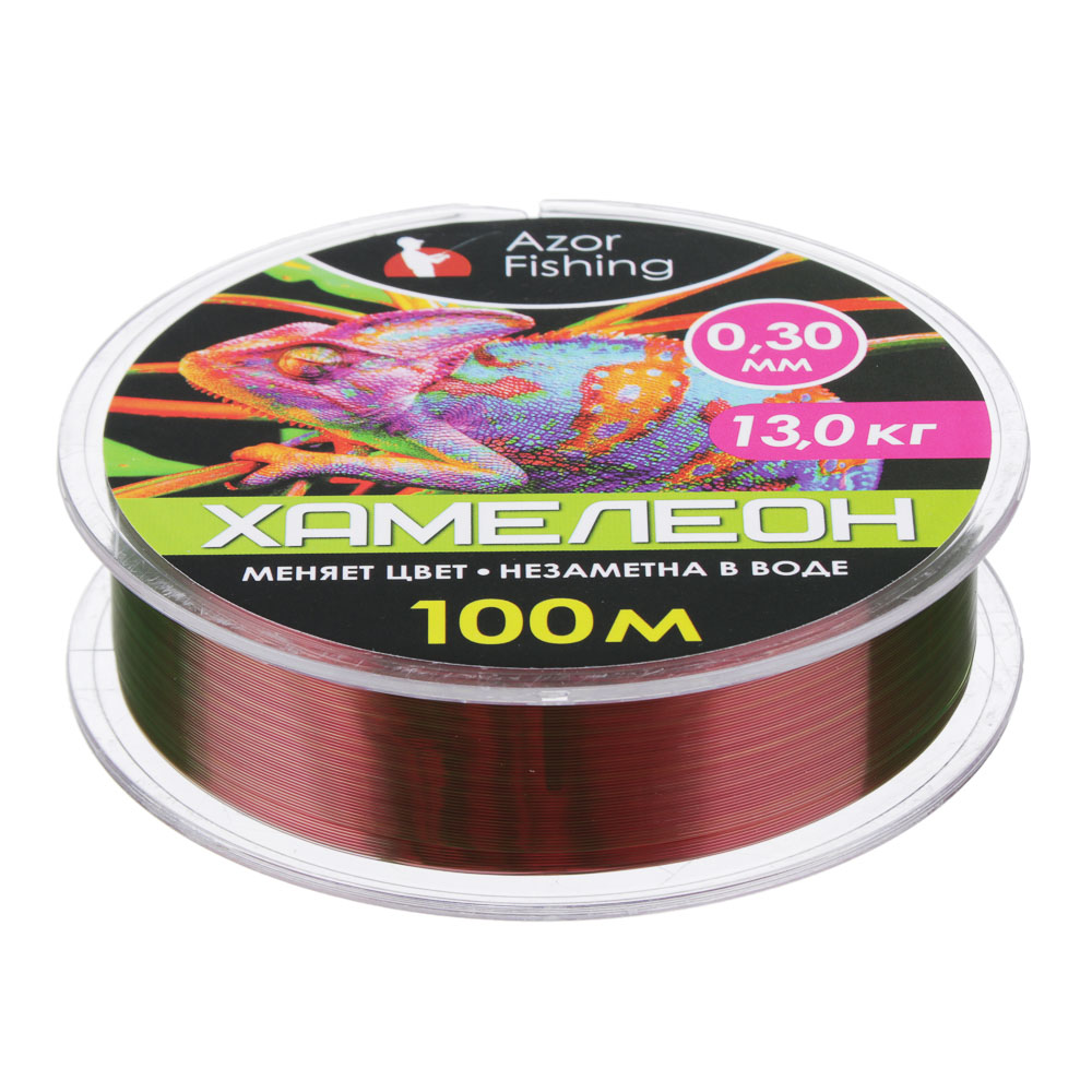 Леска AZOR FISHING "Хамелеон" 100м, 0,30мм, разрывная нагрузка 13 кг - #2