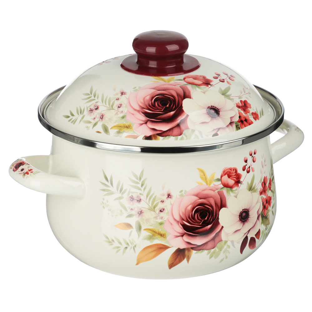 Кастрюля эмалированная VETTA Лаура, 18см, 2л, индукция - #2