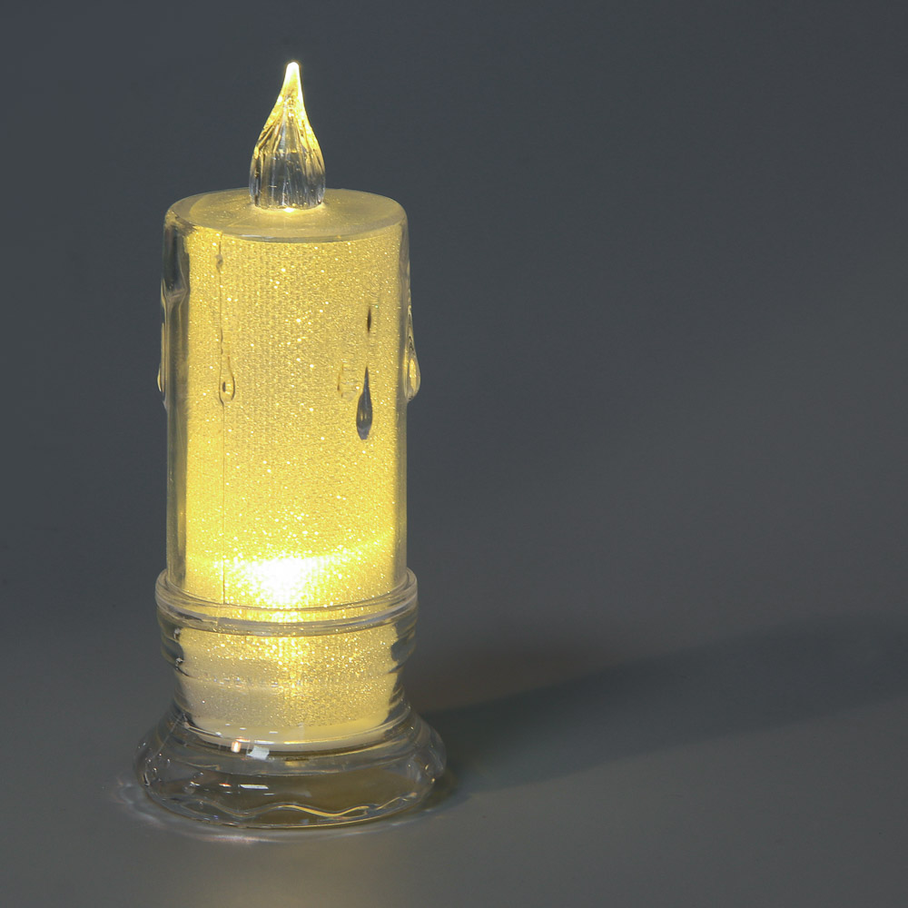 СНОУ БУМ Светильник декоративный LED в виде свечи, 4,7x11см, PS, 3хAG10, 1 режим - #4