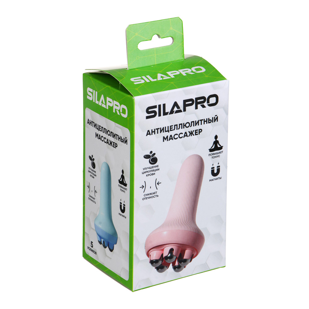SILAPRO Массажер антицеллюлитный, 14х7.5х7.5см, ABS, магнит, 3 цвета - #5