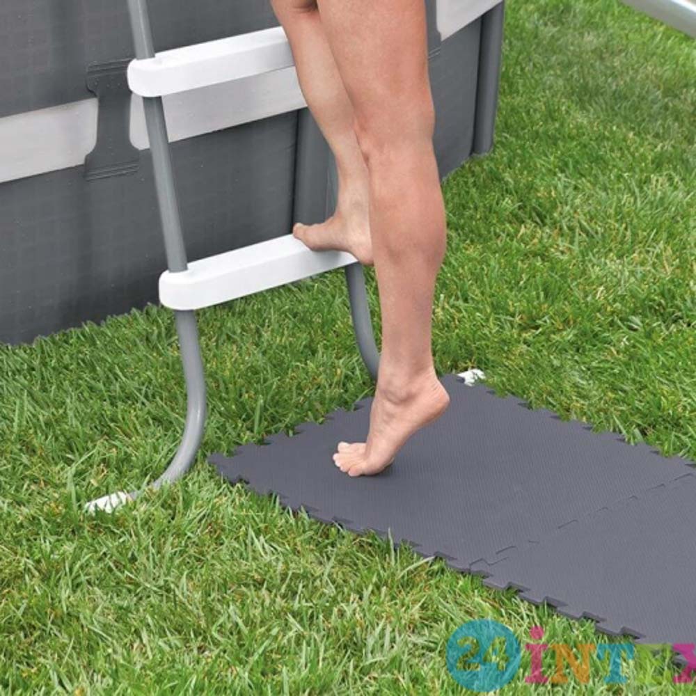 INTEX Подстилка-пазл модульная, мягкая, 50х50х0,5см, 8шт, 1,9м2, 29084 - #3