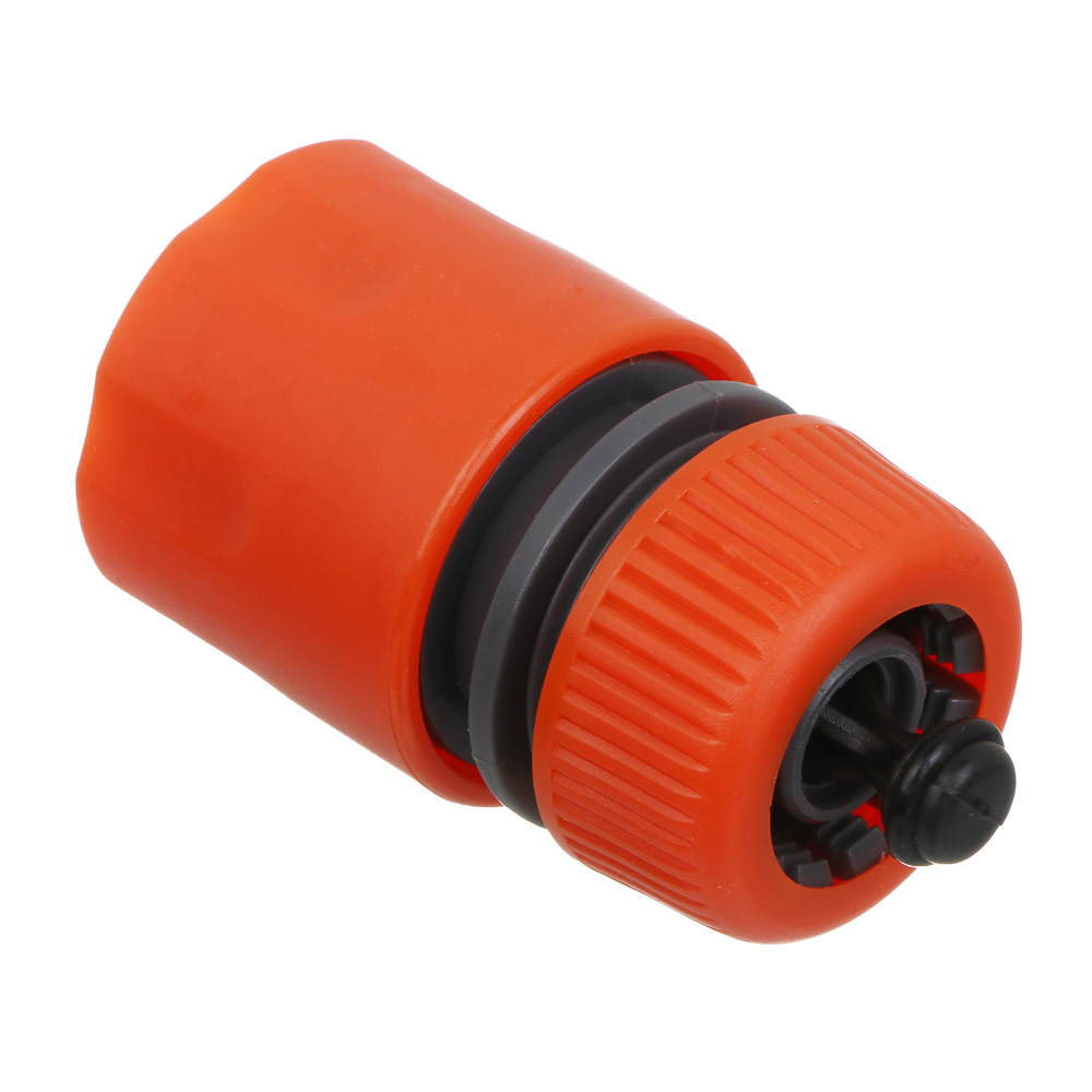 INBLOOM Коннектор быстросъемный для шланга d1/2", аквастоп, пластик - #1