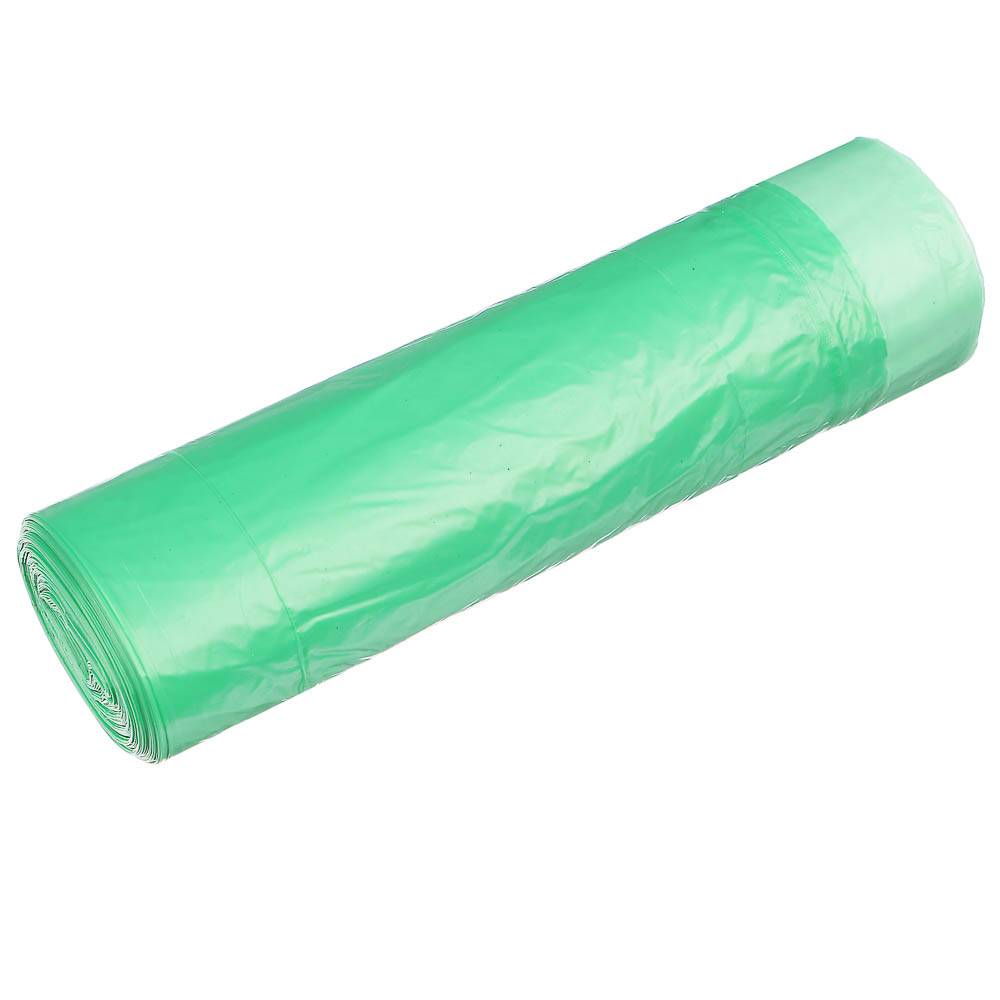 Мешки для мусора с завязками, зелёные, 35 л, 15 шт - #2