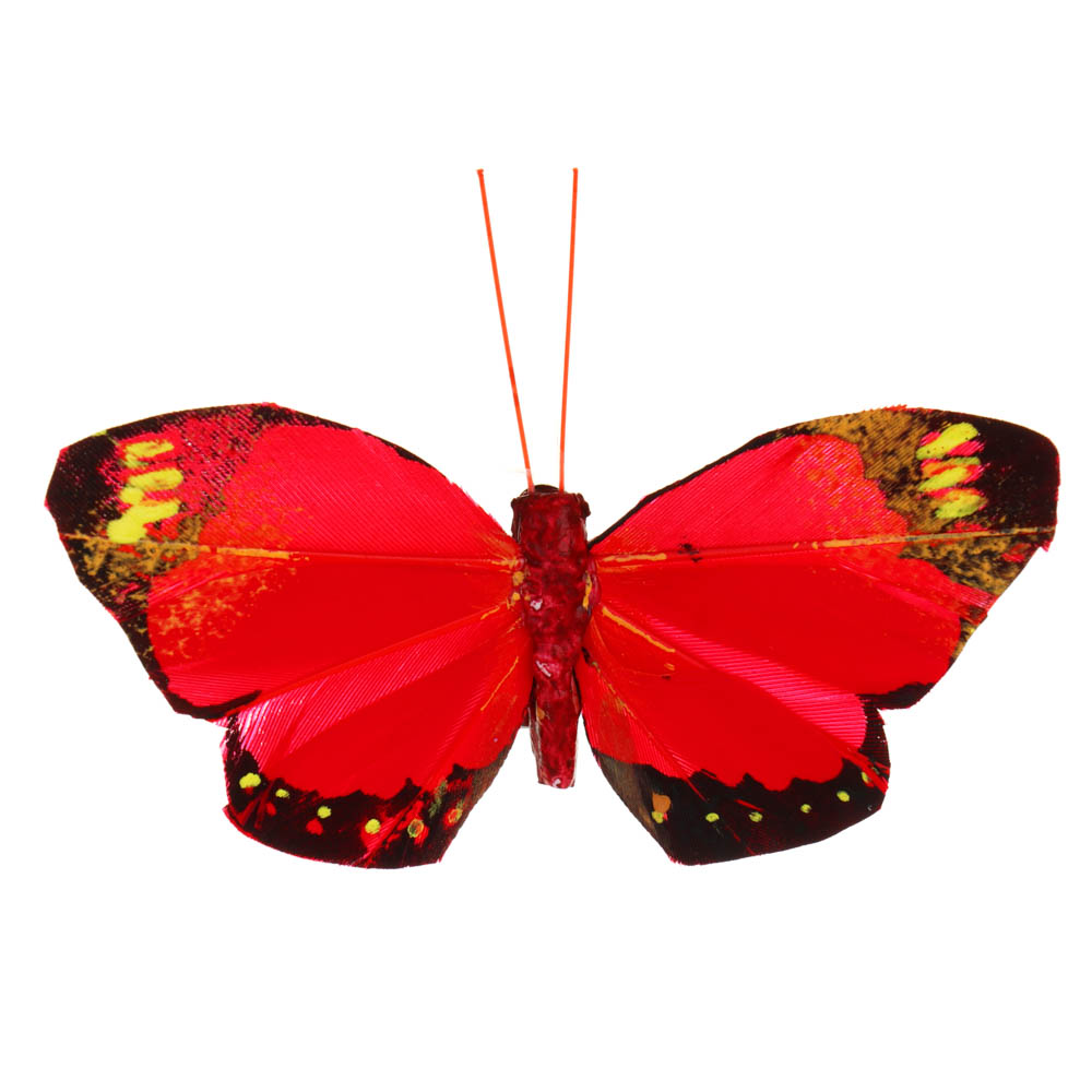 INBLOOM Бабочка декоративная Лесная на прищепке 8см - #3