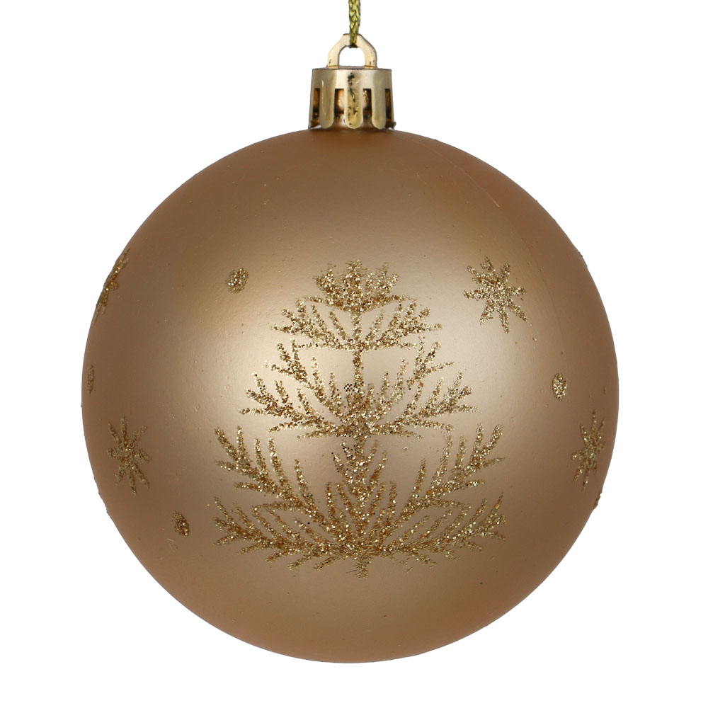 СНОУ БУМ Набор шаров 8см, 12шт, золото, 26-203 - #2