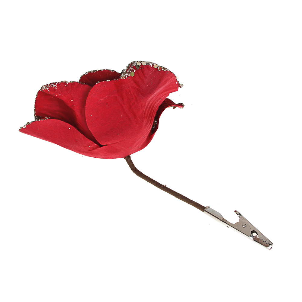 Украшение декоративное Сноубум "Роза", 22x16 см - #3