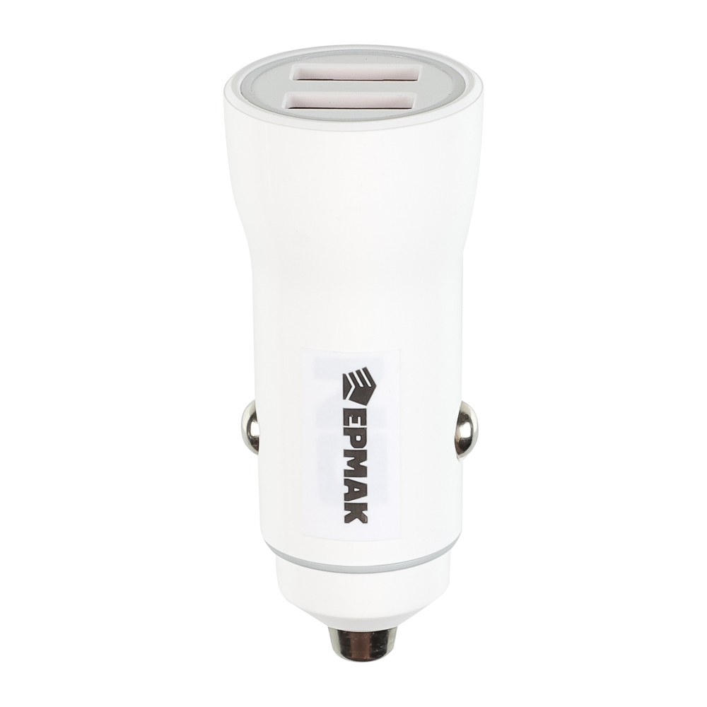 ЕРМАК Устройство зарядное автомобильное, USB QC 3.0+PD, 5В/3.1А, прозрачный пластик - #3