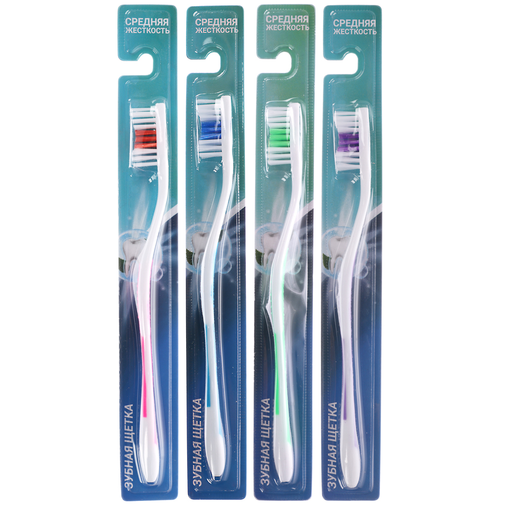 PROWAY Зубная щетка, пластик, средняя жесткость, индекс 5, степень 6<G<9 - #5