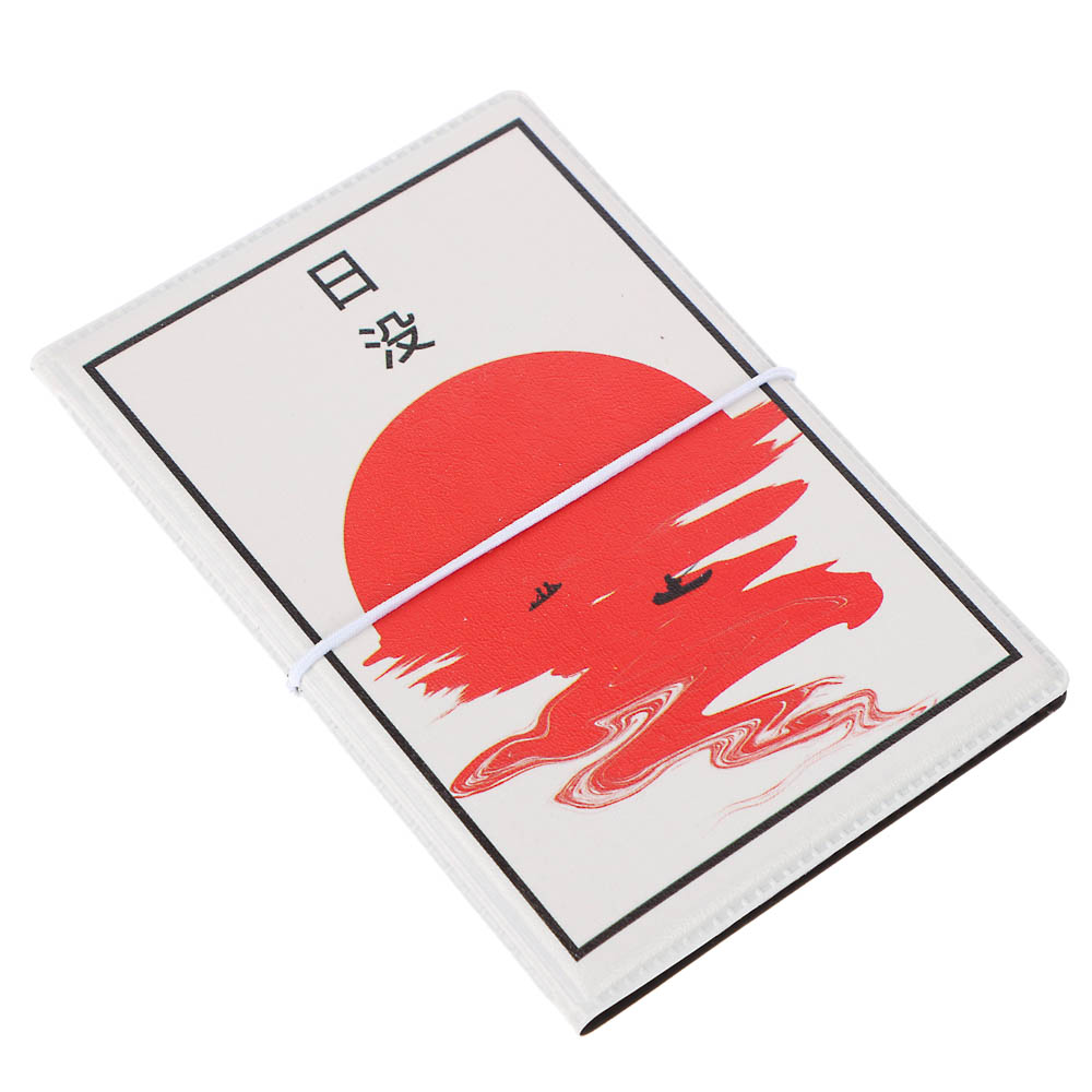 Визитница-картхолдер тм ЮL на 10 карт с удерживающей резинкой, ПВХ, 10,4х7см, 6 дизайнов - #18