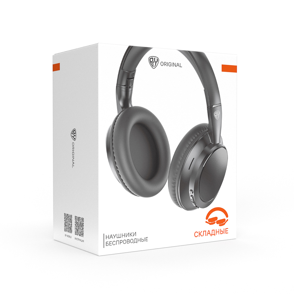 Наушники беспроводные полноразмерные BY AirBeats, 200мАч, BT5.4, чёрный - #2