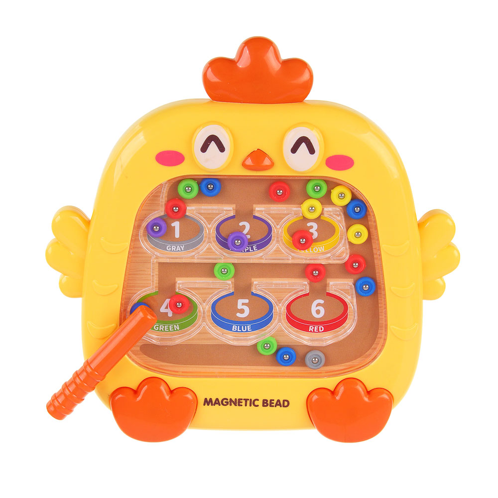 ИГРОЛЕНД Развивающая магнитная игрушка "Цыпленок", ABS, 14,5х14,5х2,8см, 2 дизайна - #9
