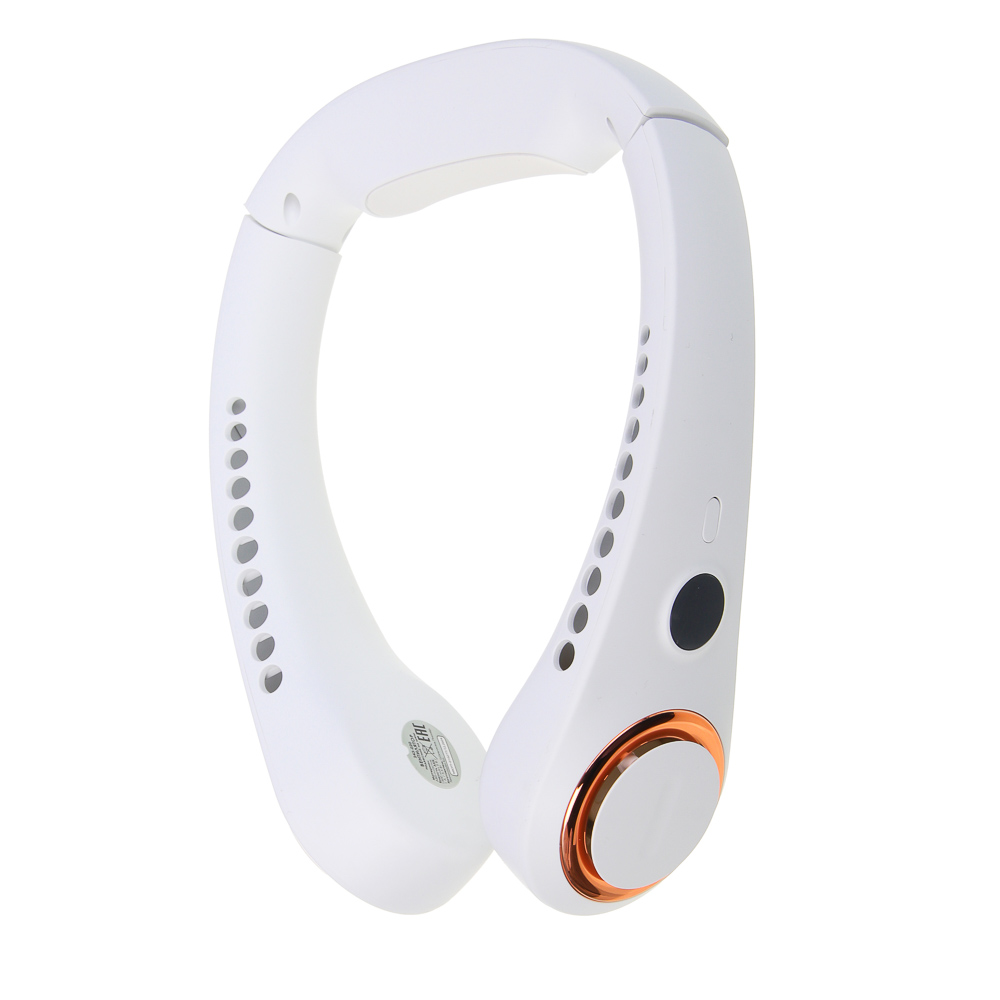 Вентилятор на шею тм LEBEN, 3.7в/500мАч, белый - #3