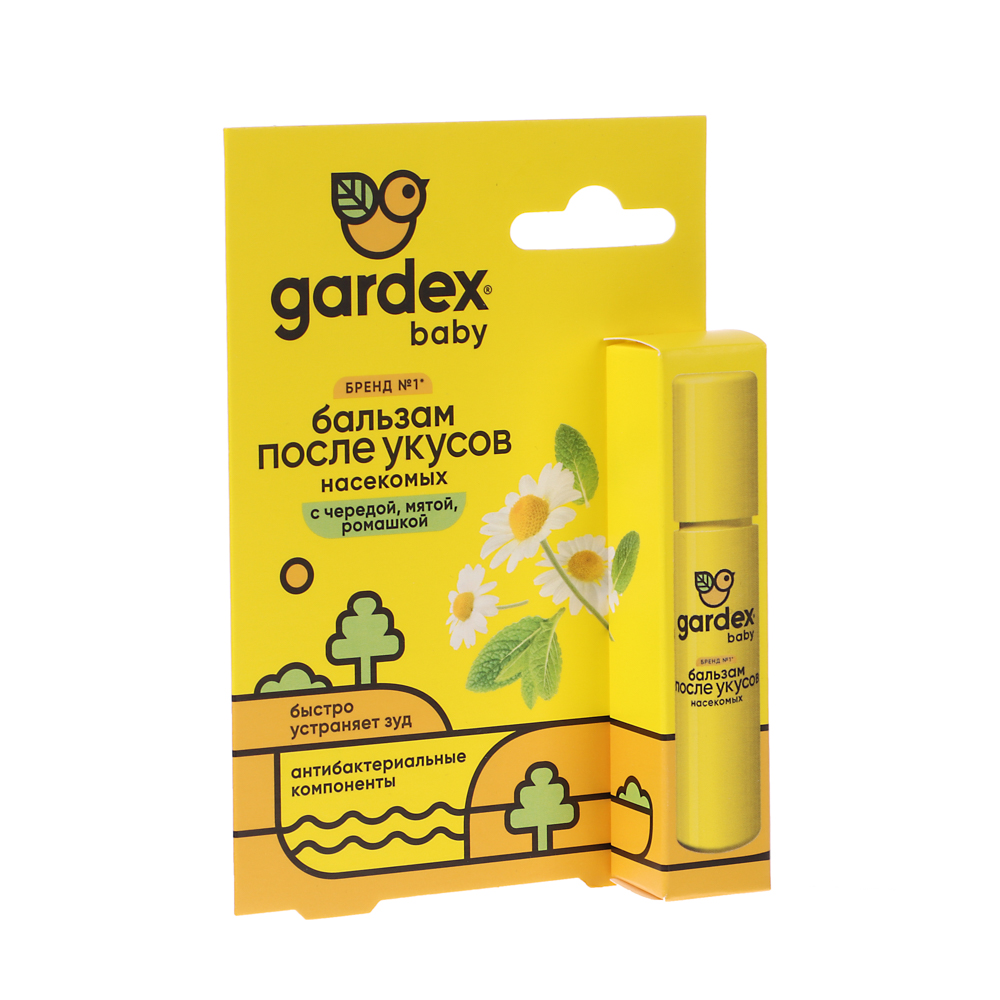 Бальзам после укусов насекомых детский Gardex Baby, 7мл - #1