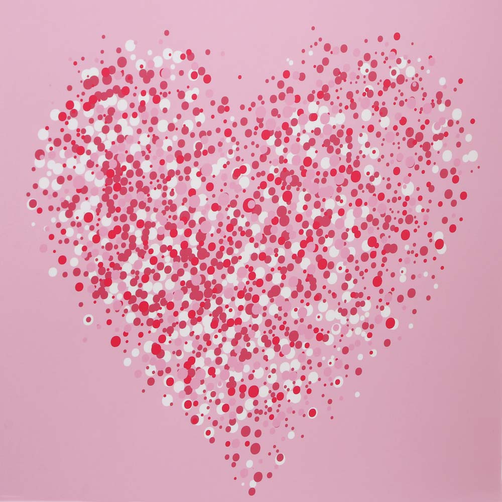 Пакет подарочный бумажный тм LADECOR L 26x32x10 см, "Сердце" арт 1, 4 дизайна - #4