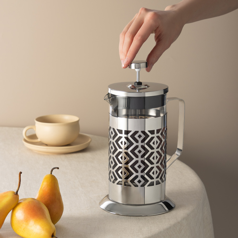 SATOSHI Гельсингфорс Френч-пресс 1000мл, жаропрочное стекло - #11