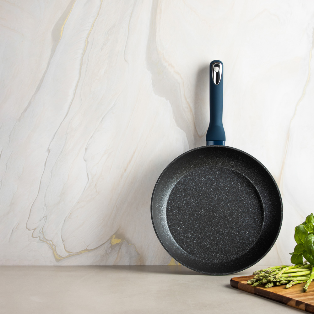 SATOSHI Ривьера Сковорода литая d28см, антипригарное покрытие мрамор, индукция - #10