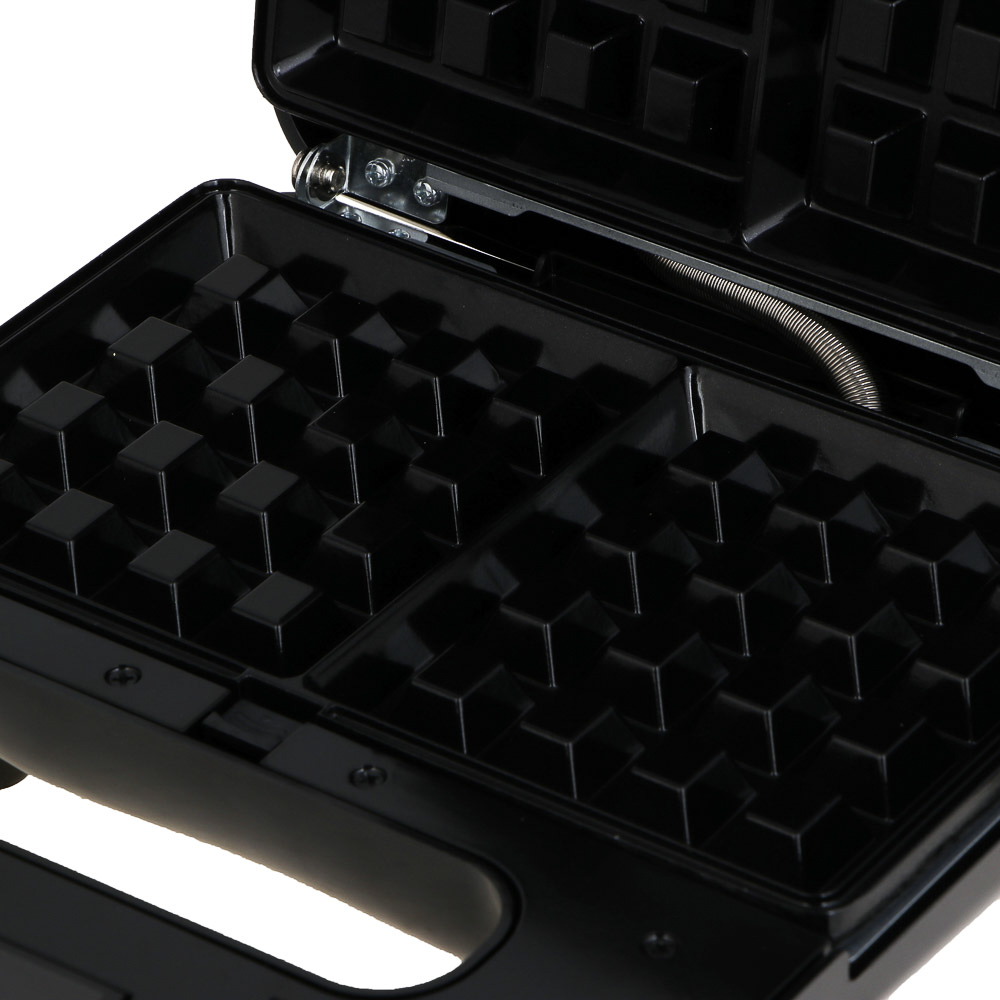 LEBEN Мультипекарь 3-в-1, 1000 Вт, 3 съёмных панели (орешки, венские вафли, гриль) - #7