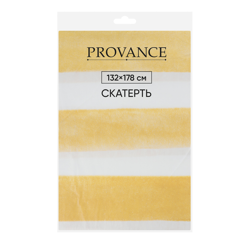 Скатерть ПЕВА на текстильной основе тм PROVANCE Орра пчелки, 132х178см, 50% пэ, 50% ПЕВА, 2 диз. - #6