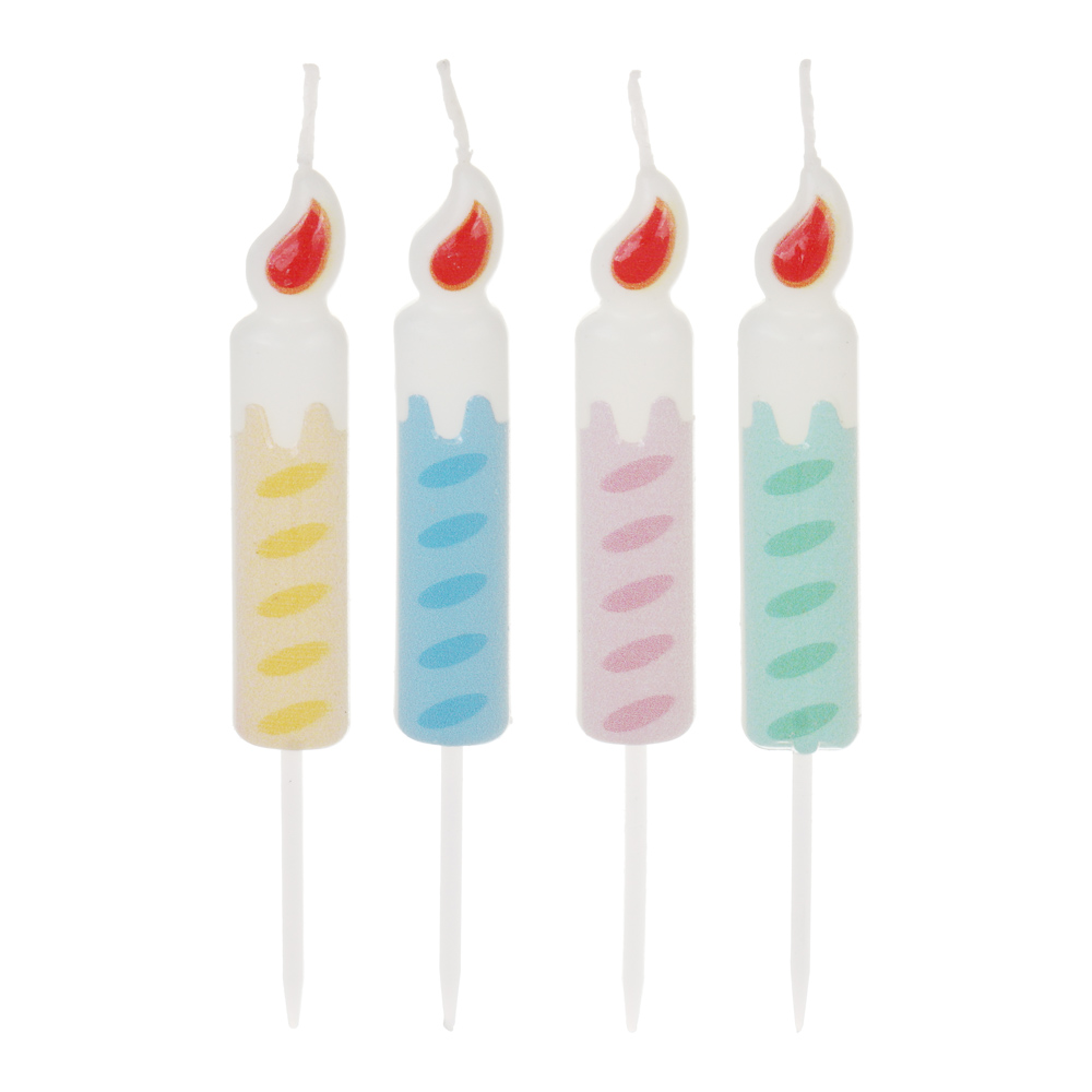 Набор свечей для торта тм Fntastic, 9 см, 4 шт, парафин - #1