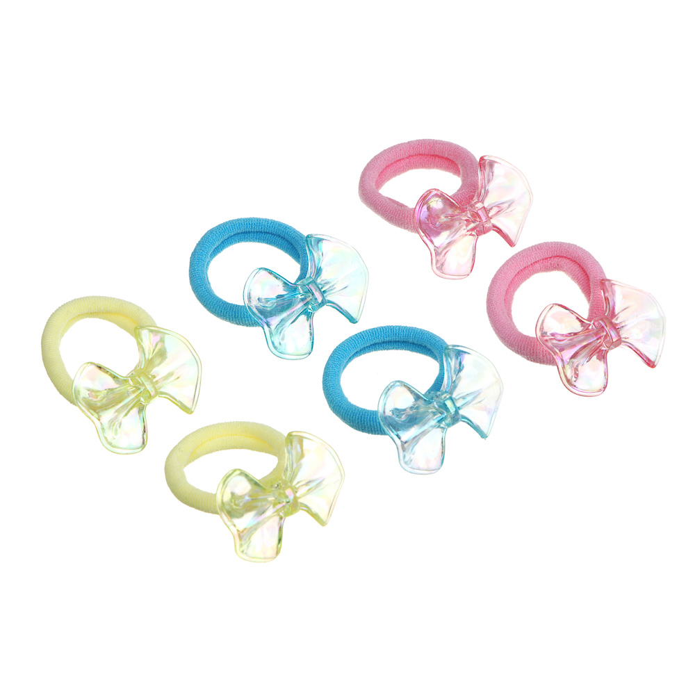 BY Русские супергерои Набор детских резинок для волос 6 шт, пластик, полиэстер, 2 дизайна - #2