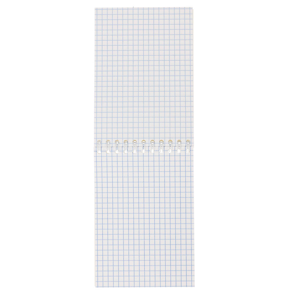 Блокнот А6, 40 листов, офсет, обложка картон, спираль, в клетку, 9 диз. - #4