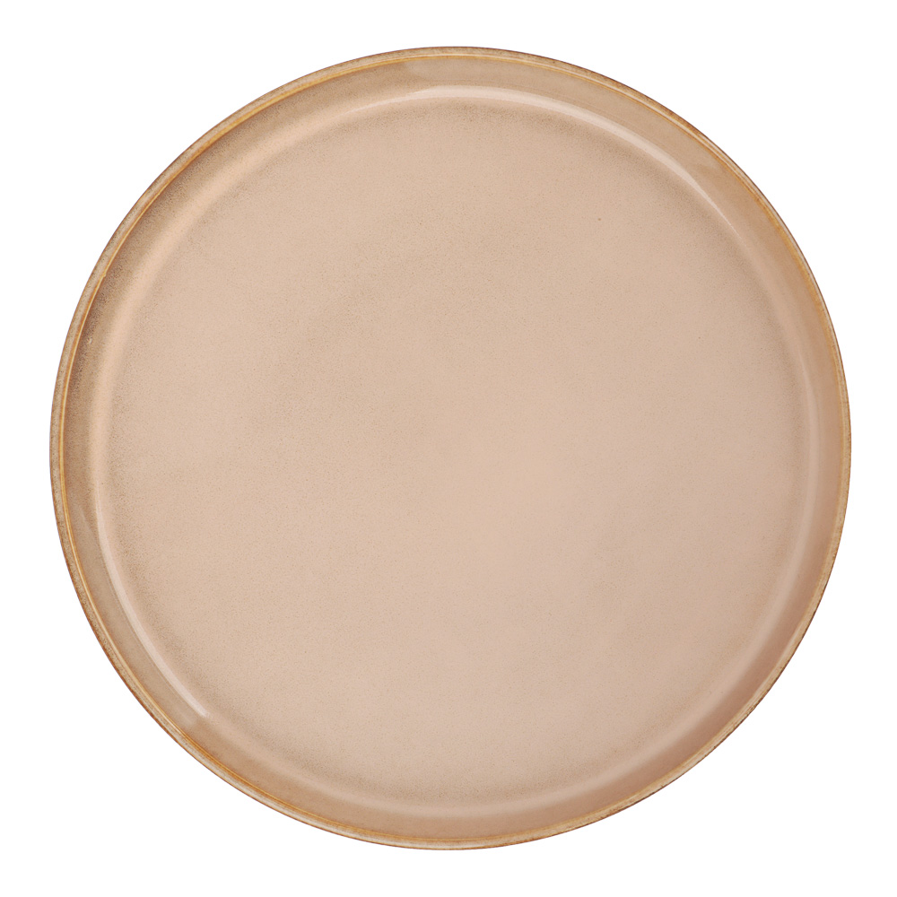 MILLIMI Кантри тарелка подстановочная 25,9см, керамика, бежевый - #1