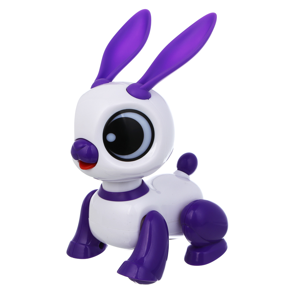 ИГРОЛЕНД Игрушка "Интерактивный питомец" зайчик, ABS, звук, свет, движ., 2хAAA, 12,5х8х13,5 см - #7