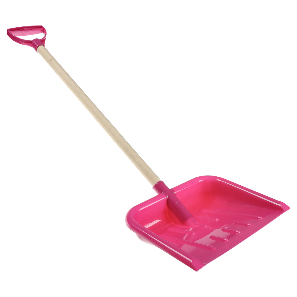 Лопатка пластмассовая с деревянным черенком 80см, РДП80 - #10