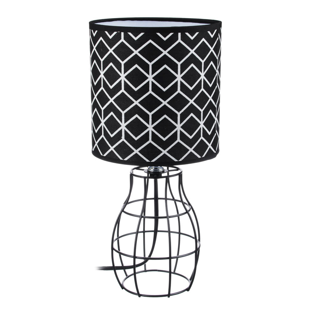 FORZA Лампа настольная, E14, 30см, 40Вт, металл, текстиль - #1