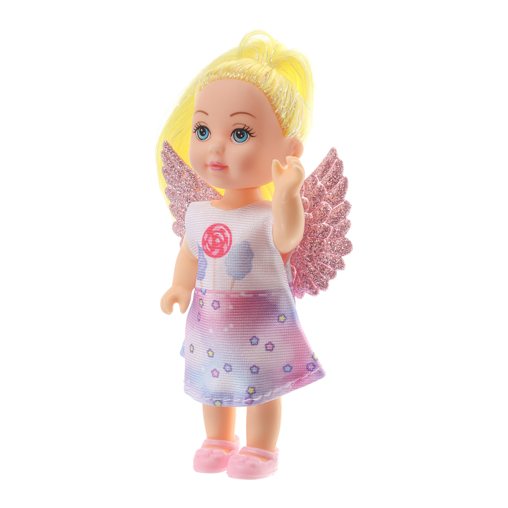 ИГРОЛЕНД Кукла с крылышками и цветн.волосами, 11 см, ABS, PVC, полиэстер, 13,5х4,5х18 см, 6 дизайнов - #36