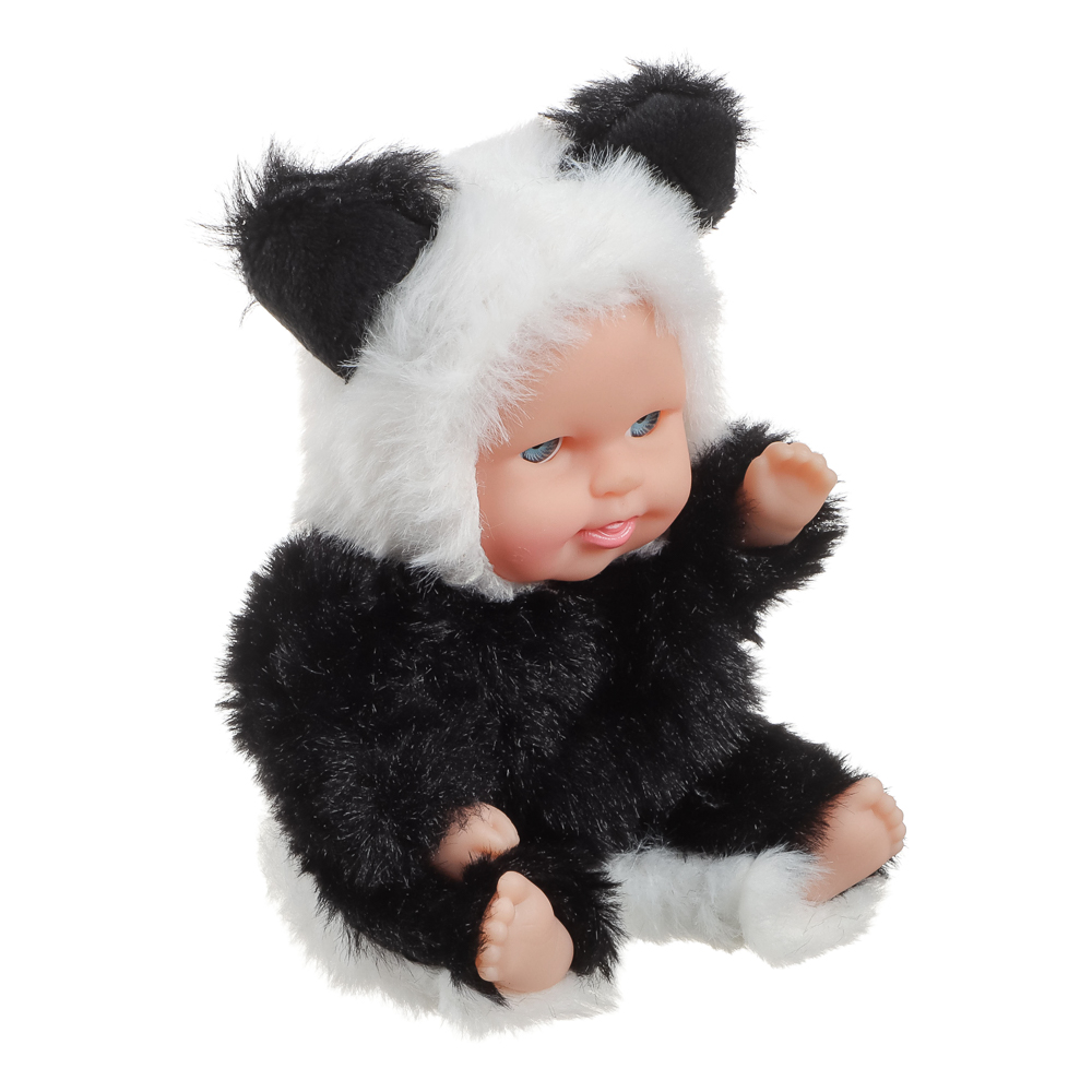 ИГРОЛЕНД Пупс в кигуруми 12 см, PVC, PP, полиэстер, 10,2х5х17 см - #35