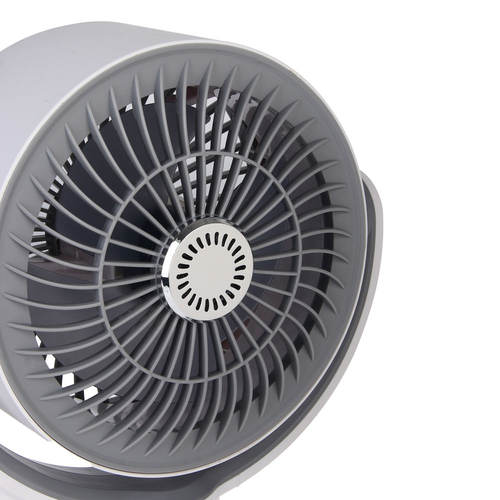 Вентилятор напольный тм LEBEN 10Вт, 5 скоростей, диаметр 19см, 3.7в/4000мАч, таймер, пульт ДУ, белый - #6