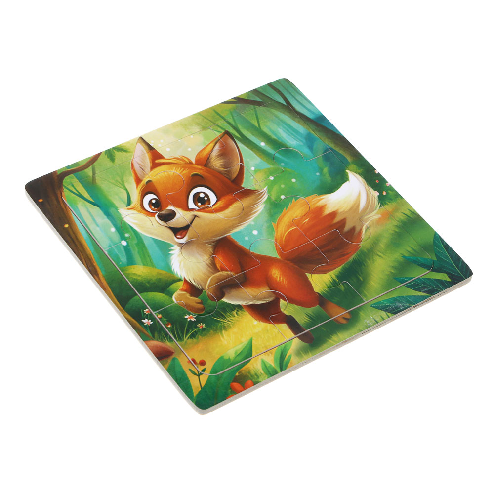 ИГРОЛЕНД Пазл деревянный для малышей, дерево, 15х15см, 6-10 дизайнов - #3