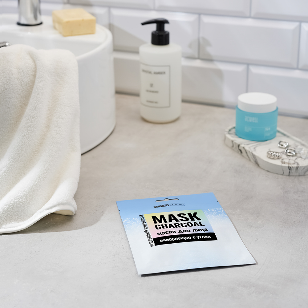 ЮНИLOOK Маска очищающая пузырьковая с углем, 25 мл - #10