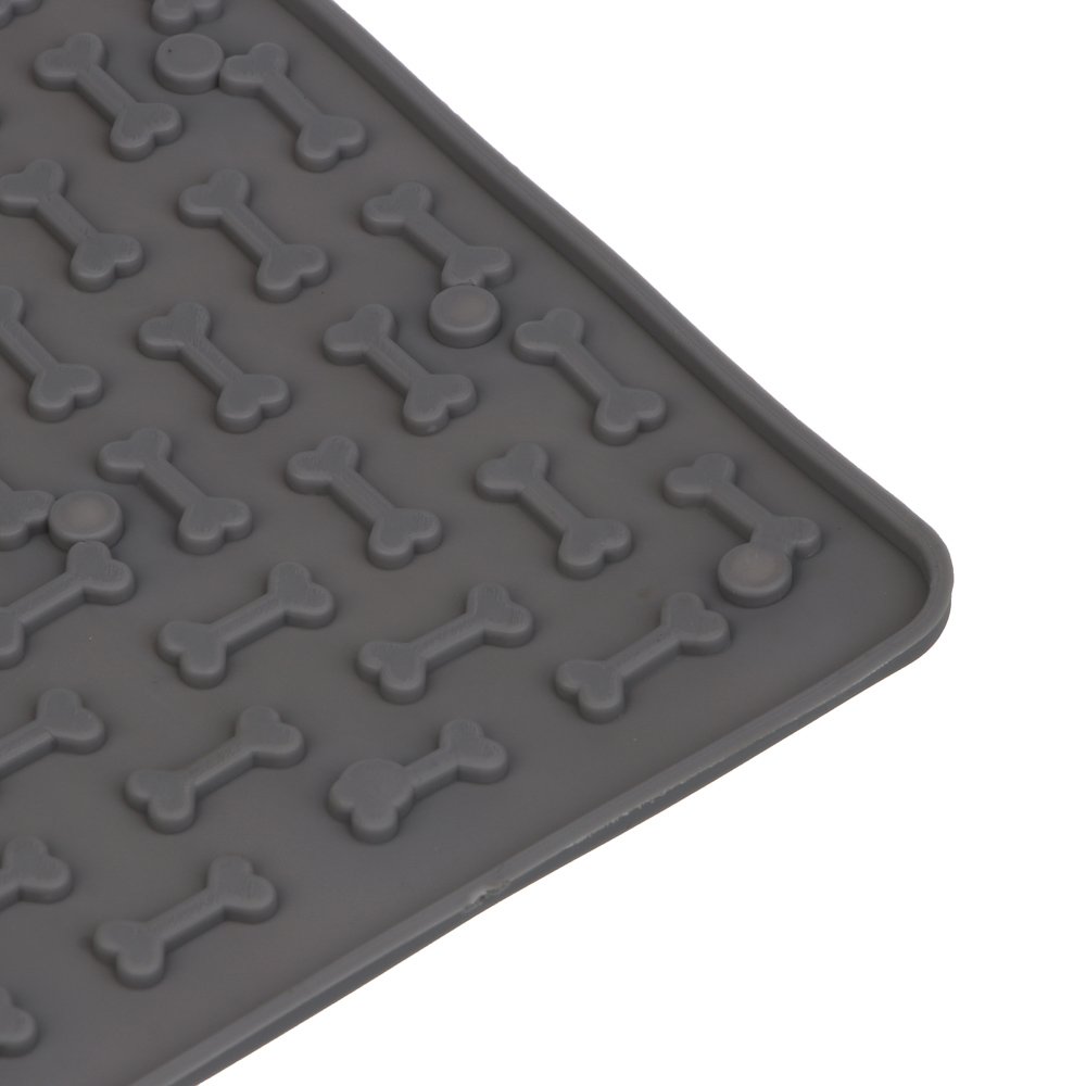 Коврик для медленного кормления животных тм VETTA, силикон, 18,5x18,5см - #3