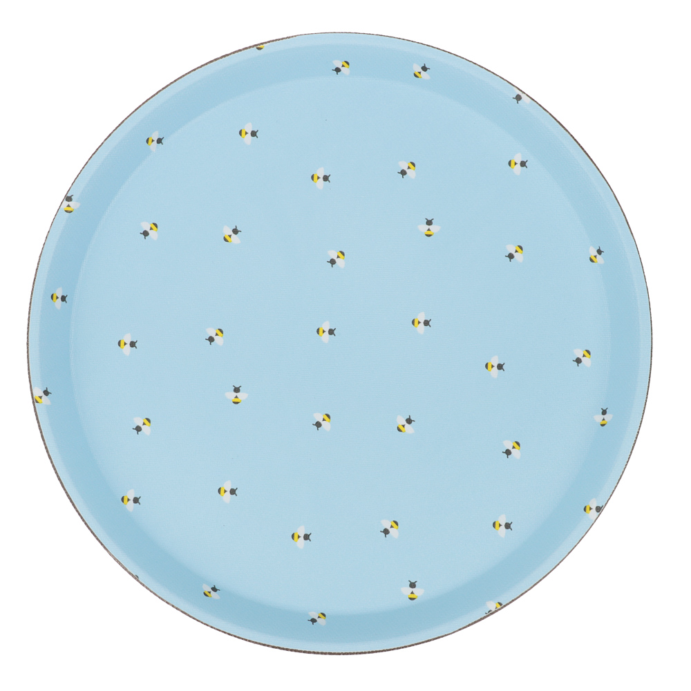 Поднос круглый с антискользящим покрытием тм Vetta Черри, d27,5см, 2 дизайна - #3