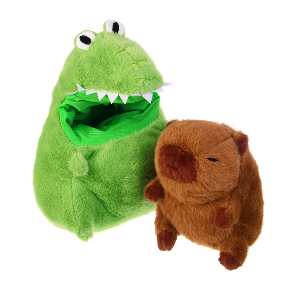 ИГРОЛЕНД Игрушка мягкая "Капибара в акуле", 30 см, полиэстер, 2 вида - #4