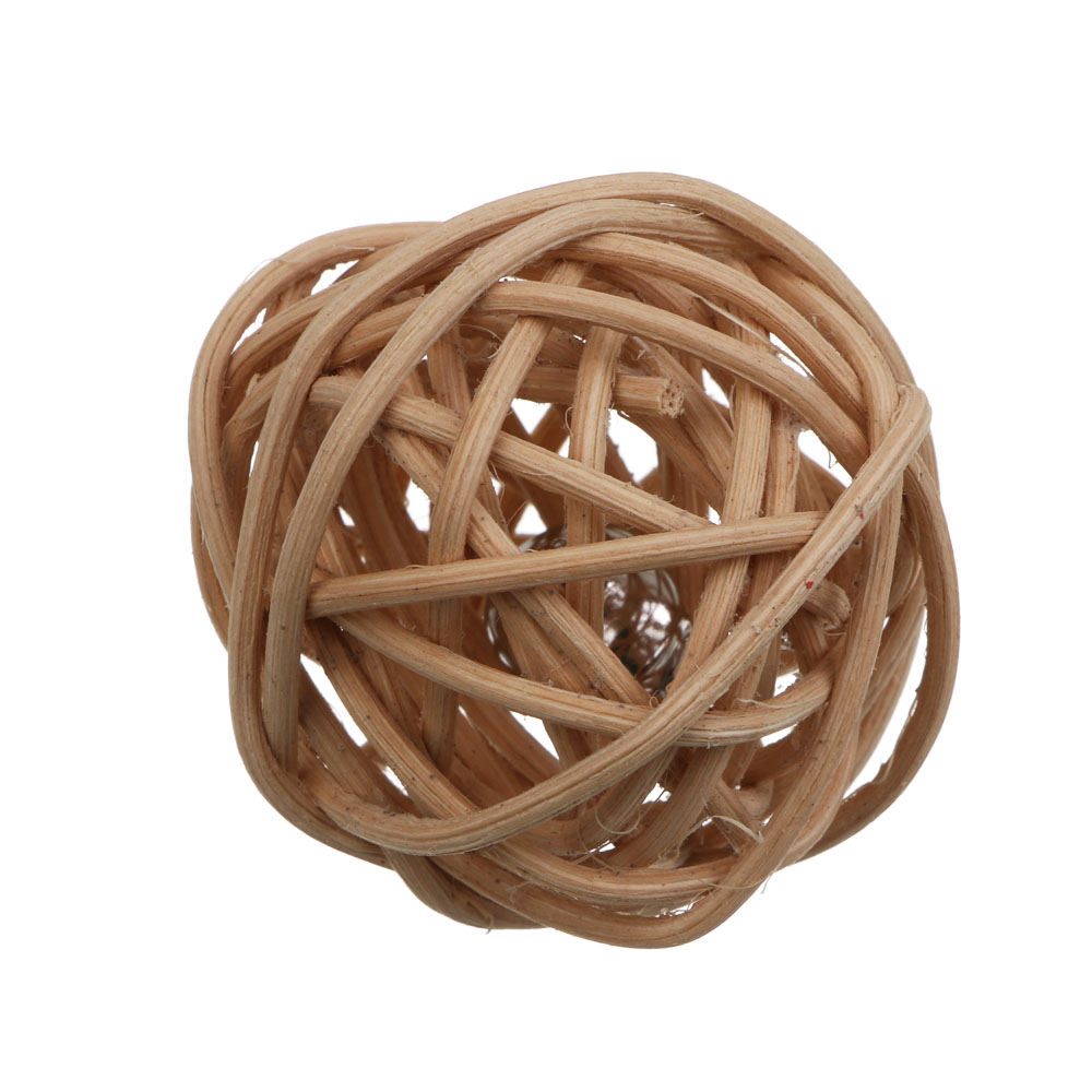 Набор игрушек для кошек тм VETTA, плетеные шарики, 4,5см, 4 шт - #2