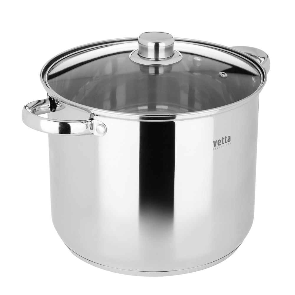 VETTA Орландо Кастрюля 24х20см, 9,0л, со стекл. крышкой, индукция - #2
