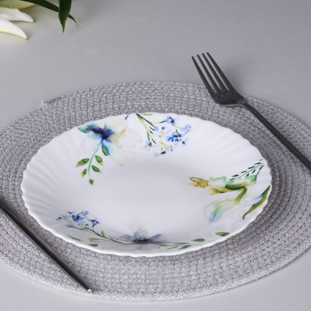 MILLIMI Шабер Тарелка десертная, опаловое стекло, 19см - #4